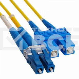 Патч-корд оптический переходной (SM), 9/125 (OS2), LC/UPC-SC/UPC, (Duplex), LSZH, 3м