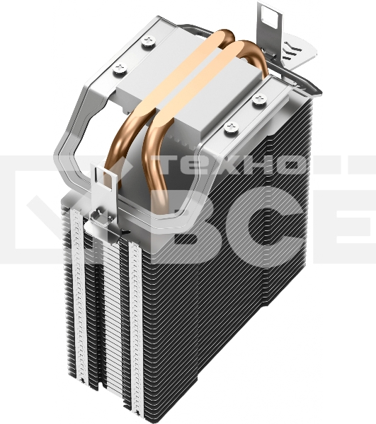 Кулер для процессора DEEPCOOL AG200 черный, 92 мм, алюминий/медь, 3050 об/мин, 30.5 дБ, 4 pin, 100 Вт, 133 мм