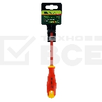 Отвертка Сибртех диэлектрическая sl4х100мм crv до 1000в двухкомпонентная рукоятка, фото4