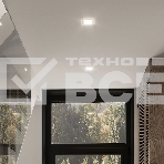 Светильник Glass кв 6W 490lm 4000K 220-240V IP20 монт Ø70х70 100*100*35 с дек стеклом LED, фото8