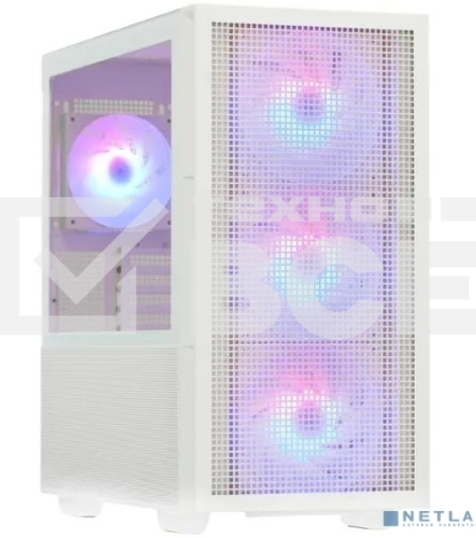Компьютерный корпус Deepcool CH560 WH без БП, боковое окно (закаленное стекло)