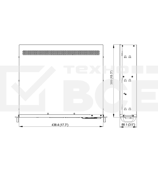 Серверный корпус 2U short chassis, 2*3.5'' swappable HDD tray, 2*3.5'' internal HDD bay
