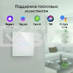 Умный выключатель Digma DiSwitch 3p 3-хкл. универсальный белый (DSW3P), фото6