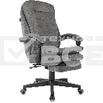 Кресло руководителя Бюрократ T-9950MSG-F Fabric серый Light-19, крестов. пластик, подст. для ног, фото24