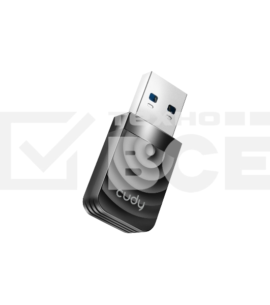 Сетевой адаптер Wi-Fi Cudy WU1300S AC1300 USB 3.0 (ант.внутр.) 1ант.