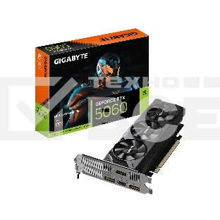 Видеокарта Gigabyte PCI-E 5.0 GV-N5060OC-8GL 1.0 NVIDIA GeForce RTX 5060 8Gb 128bit GDDR7 2512/28000 HDMIx1 DPx3 HDCP Ret low profile