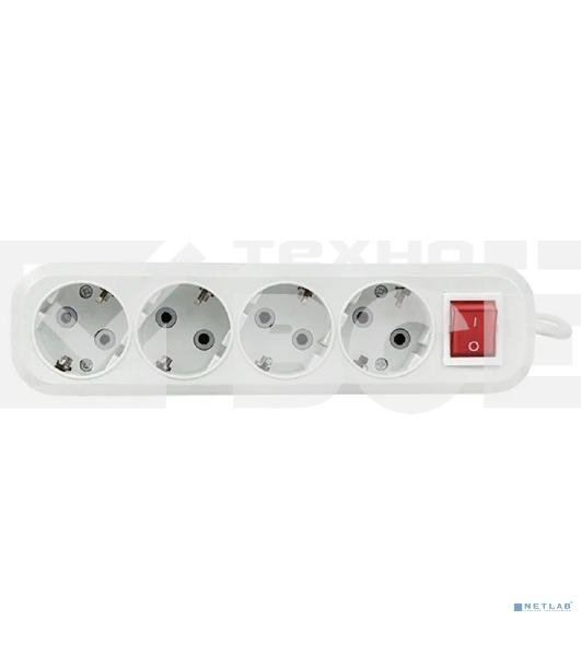 Удлинитель 'Эксперт' EKF UBA16-310-4-03i 4 гнезда 3 метра 16А/3,5 кВт с выключателем и заземлением ПВС 3х1 EKF PROxima