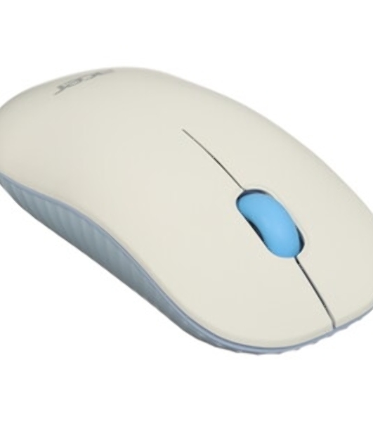 Мышь беспроводная Acer OMR205 белый/голубой, 1200 dpi, радиоканал, USB, кнопки - 3