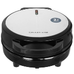 Вафельница Galaxy Line GL 2987, черный с серебристым, с несъемными пластинами, 1200 Вт, фото9
