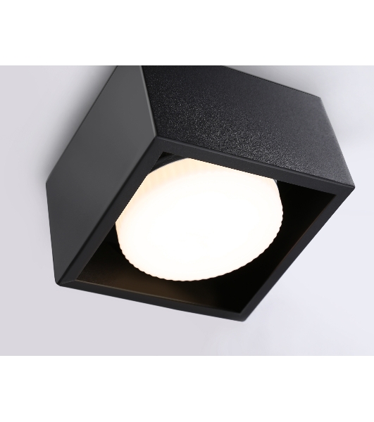 Светильник накладной TN70827 BK черный GX53 max 12W 100*100*60