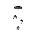 Светильник Ambrella light TR8081/3 BK черный E27*3 max 40W D372*1170, фото3