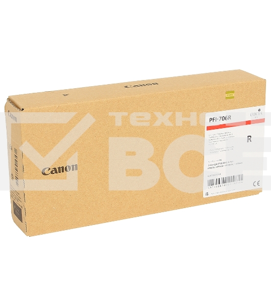Картридж струйный Canon PFI-706 R красный для iPF8400/9400 (6687B001)