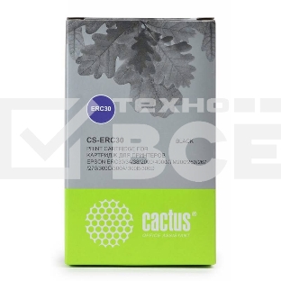 Картридж матричный Cactus CS-ERC30 черный (12.7 мм, 5 м, 1 000 000 знаков) для Epson ERC 30/34/38/TM-U220