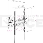 Кронштейн для телевизора Arm Media LCD-413 черный 26