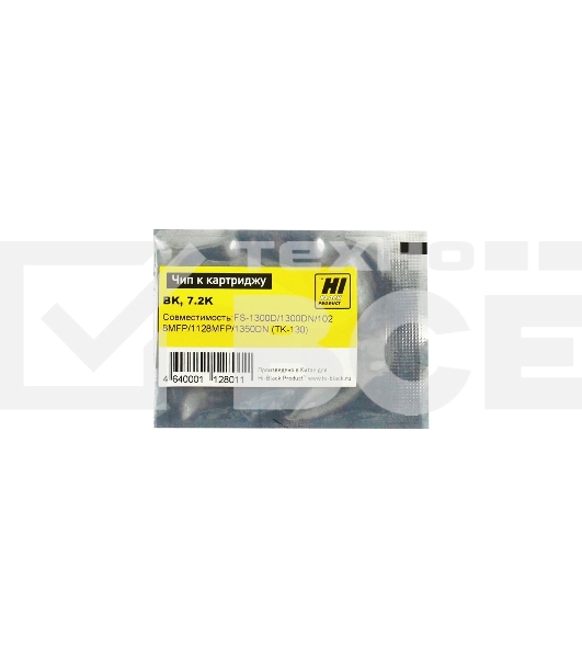 Чип к картриджу Kyocera FS-1300D/1350DN (Hi-Black) new,  ТК-130, 7,2K