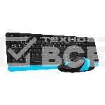 Клавиатура + мышь A4 Fstyler FG1010 клав:черный/синий мышь:черный/синий USB беспроводная Multimedia, фото 1
