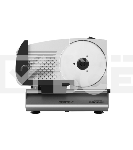 Ломтерезка Centek CT-1380, 150 Вт, толщина нарезки 3-15мм, держатель крайнего ломтика