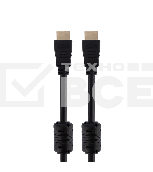 Кабель Proconnect (17-6203-6) Шнур  HDMI - HDMI  gold  1.5М  с фильтрами  (PE bag)