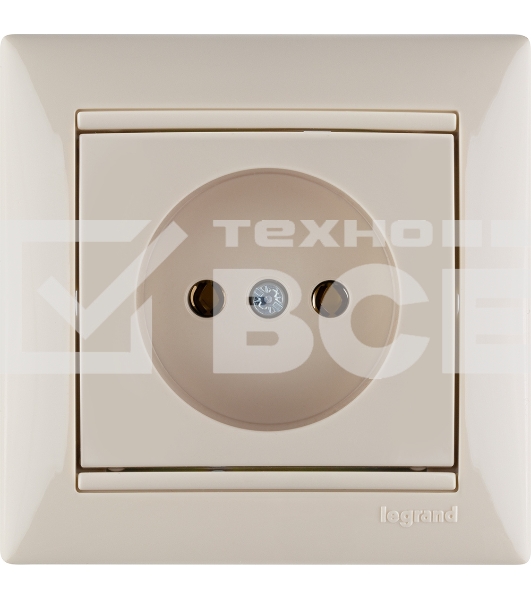 Розетка Legrand 774316 Valena без заземления (слоновая кость)
