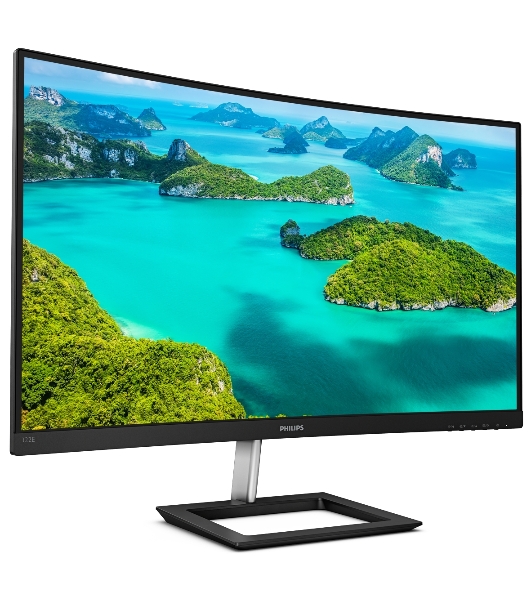 Монитор 31.5' Philips 322E1C VA 1920x1080, 75 Гц, 4 мс, 16:9, 250 кд/м2, 1xHDMI, 1xDP, изогнутый, 1x3.5 мм, черный