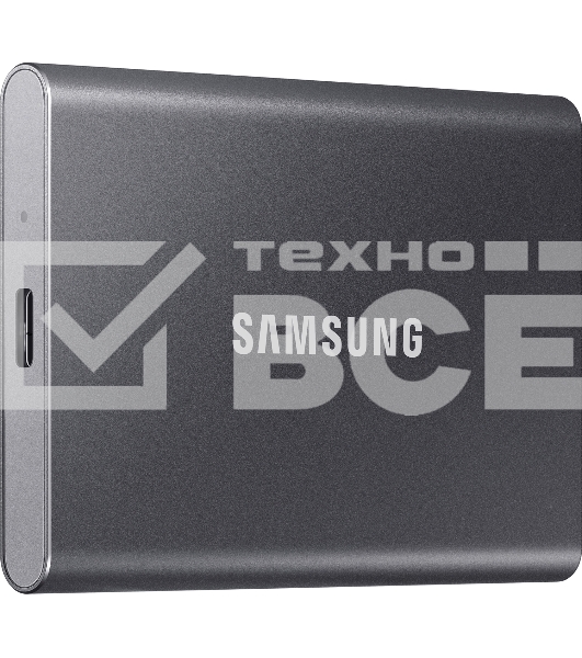 Внешний SSD Samsung T7, 2TB, USB 3.2 Gen 2 Type-C, R/W 1050/1000, титан