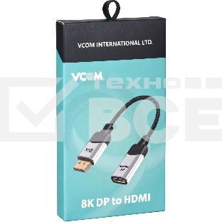 Адаптер DisplayPort(M) ---> HDMI(F) 0.15m 8K@60Hz VCOM <CG6218M-0.15>