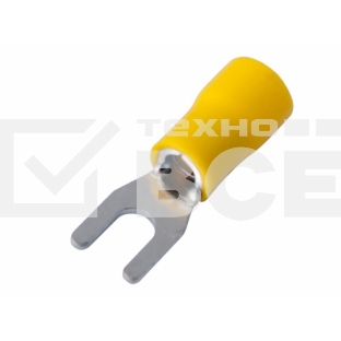 НАКОНЕЧНИК ВИЛОЧНЫЙ изолированный (4.3мм) 4-6мм²  REXANT (БЛИСТЕР F)