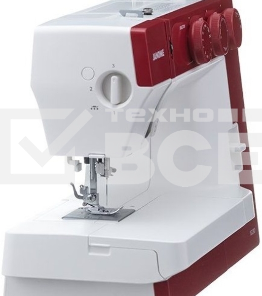 Швейная машина Janome 1522RD 25 операции, петля автомат, верт. челнок, нитевдеватель, мягкий  , подарочный набор (шпульки, ножницы, сантиметровая лента, игольница )