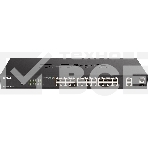 Настраиваемый L2 коммутатор D-Link DGS-1100-26MPV2/A3A с 24 портами 10/100/1000Base-T и 2 комбо-портами 1000Base-T/SFP (24 порта PoE 802.3af/at, PoE-бюджет 370 Вт), фото3