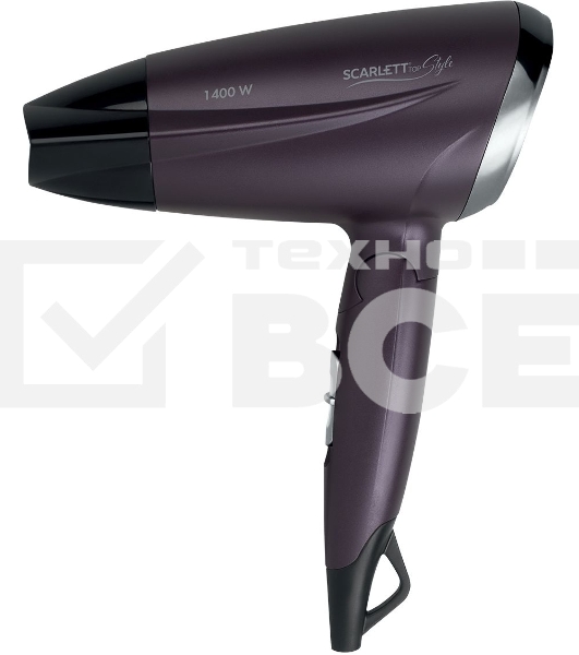 Фен Scarlett SC-HD70IT13 1400Вт фиолетовый/черный