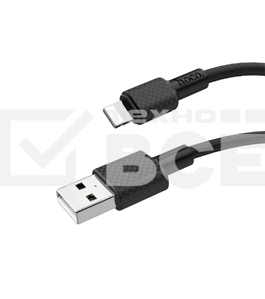Кабель USB HOCO X29 Superior, USB - Lightning, 2.0А, 1м, черный