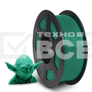 Филамент NVPRINT PLA+ GrassGreen для 3D печати диаметр 1.75мм  длина 330 метров  масса 1 кг
