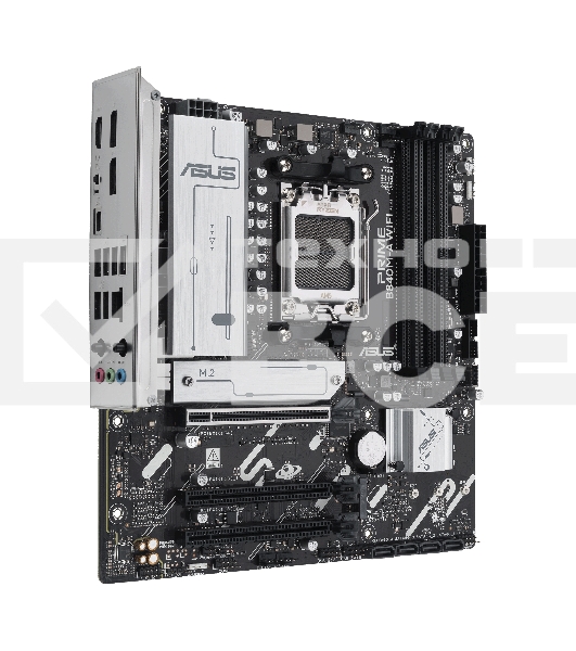 Материнская плата ASUS PRIME B840M-A WIFI, AM5, AMD B840, 4xDDR5, 4xSATA III, 3xM.2, 1xPCIe 4.0 x16, 2xPCIe 3.0 x16 (x1), 2xDP, 1xHDMI, 1x 2.5Gb LAN, Wi-Fi 6E, 2xUSB-A 10Gbps, 1xUSB-C 5Gbps, 4xUSB-A 2.0, 3x3.5 мм, 7.1, micro-ATX