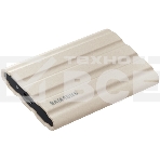Внешние HDD и SSD/ Samsung External SSD T7 Shield, 1TB, Type C-to-C/A, USB 3.2 Gen2, R/W 1050/1000MB/s, IP65, 88x59x13mm, 98g, Beige (12 мес.), фото6