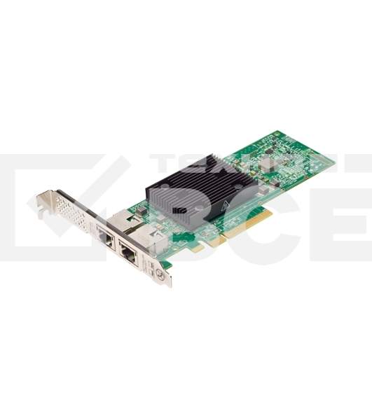 Адаптер для серверов 10Gb Dell Broadcom 57416 Dual Port 10Gb Base-T PCIe Adapter Full Height, 14G