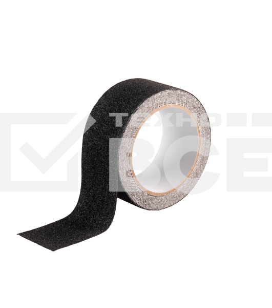 Лента противоскользящая самоклеящаяся, 50 мм х 5 м, черная Rexant