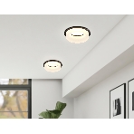 Светильник Ambrella light TN1303 BK/FR черный/белый матовый MR16 GU5.3 D80*42, фото3
