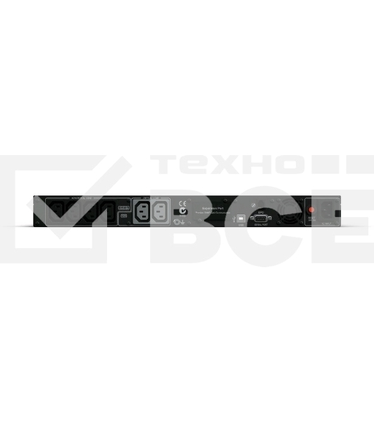 Источник бесперебойного питания Line-Interactive CyberPower PR1000ELCDRT1U 1000VA/800W USB/RS-232/EPO/SNMPslot (6 IEC С13)