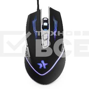 Мышь проводная Гарнизон GM-730G черный, 3200 dpi, USB, кнопки - 7