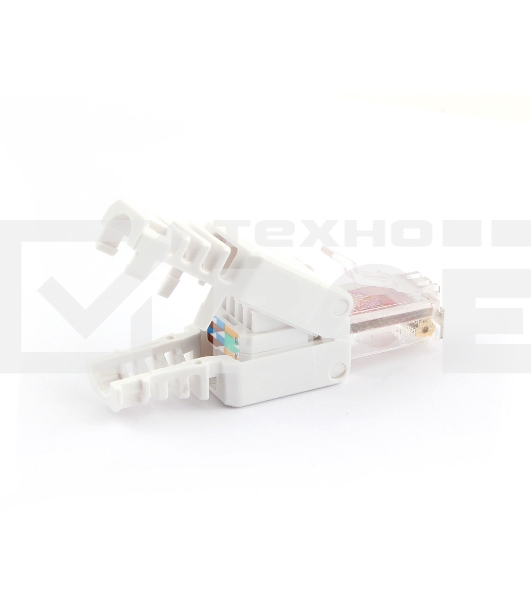 Штекер RJ-45 (8P8C) LK-8P8C быстрозажимной ручной кат. 5e и 6