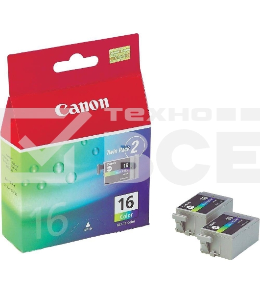Картридж струйный BCI-16C (9818A002) для Canon SELPHY DS700/810, Цветной, 75стр.