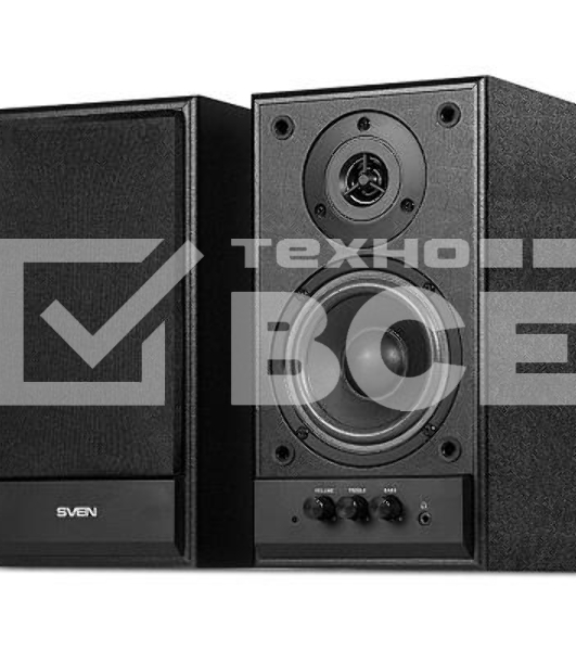 Колонки Sven SPS-702 2.0 черный 40Вт