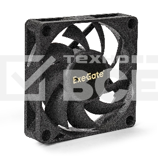 Вентилятор для корпуса ExeGate ExtraSilent ES07015S3P черный, 70 мм, 2000 об/мин, 18 дБ, 3 pin