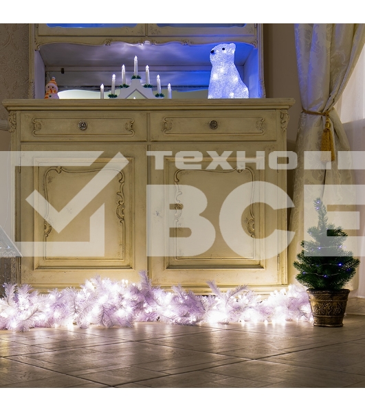 Белоснежный еловый шлейф 2,7м