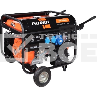 Электрогенератор бензиновый Patriot GP 7210LE, 6.5 кВт, 78 дБ, 86 кг