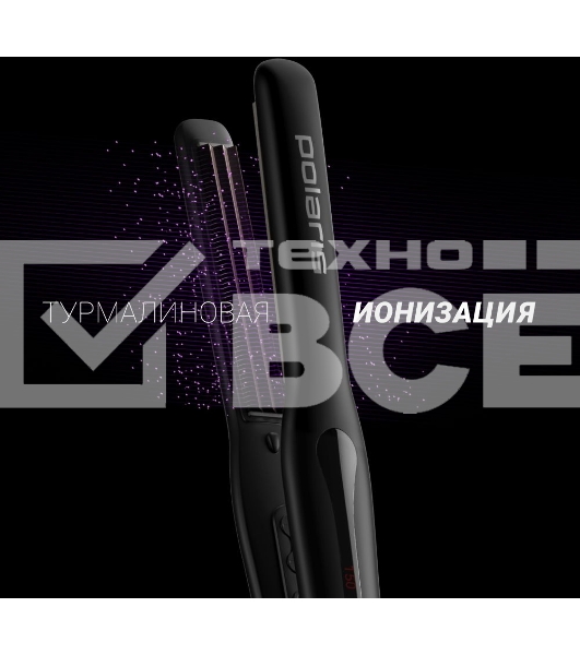 Щипцы Polaris PHSZ 1309TAi Argan Therapy PRO 38Вт макс.темп.:230С черный