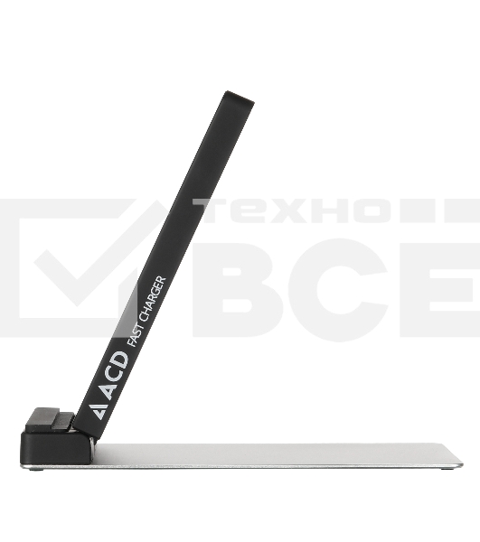 Беспроводное зарядное устройство ACD-W102Q-F1B 10Вт, беспроводная Qi, 2-катушки с QC, 5В/2А ~ 9В/1,8А RTL