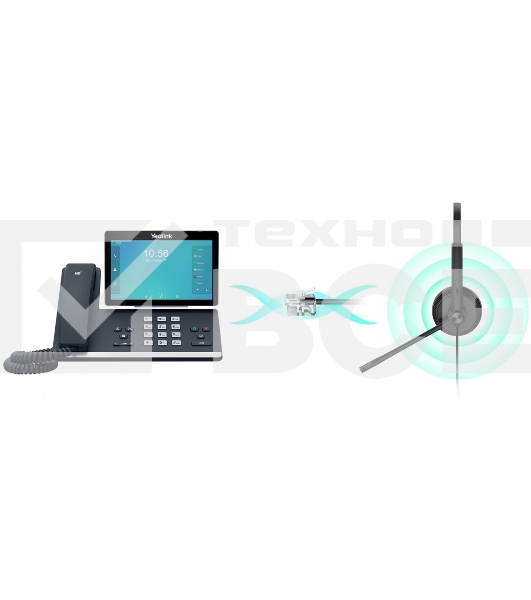 Гарнитура YEALINK YHS34 Dual Дуо, Проводная, HD звук, QD, RJ9, шт
