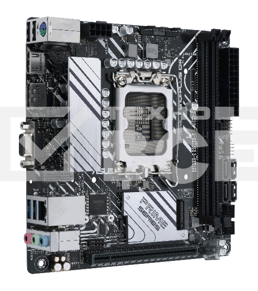 Материнская плата ASUS PRIME H610I-PLUS D4-CSM, LGA 1700, Intel H610, 2xDDR4, 4xSATA, 1xM.2 PCIe 3.0 x4, 1xPCIe 4.0 x16, 1xHDMI, 1xDP, 1xVGA, 2xUSB-A 3.2 Gen 1, 2xUSB-A 2.0, 1x 1Gb LAN, 3x3.5 мм, 7.1, Mini-ITX