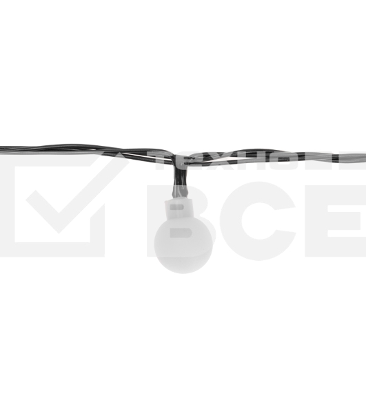 Гирлянда светодиодная Шарики 5м, 20LED, IP20, зеленый провод, свечение мульти (RG/RB), мигание, 230В NEON-NIGHT